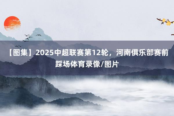 【图集】2025中超联赛第12轮，河南俱乐部赛前踩场体育录像/图片