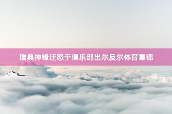 瑞典神锋迁怒于俱乐部出尔反尔体育集锦