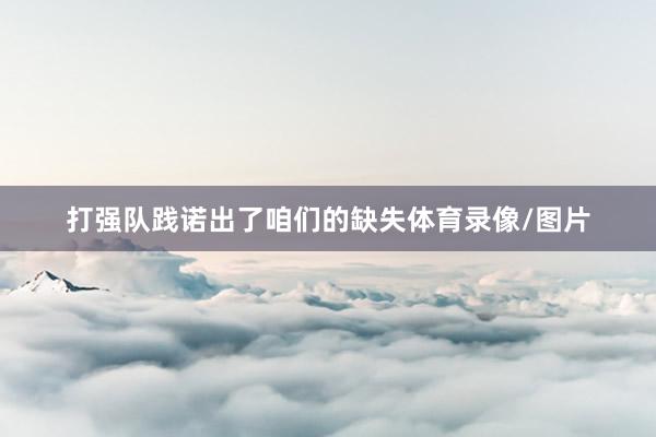 打强队践诺出了咱们的缺失体育录像/图片
