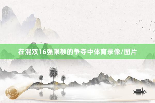 在混双16强限额的争夺中体育录像/图片