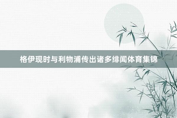 格伊现时与利物浦传出诸多绯闻体育集锦