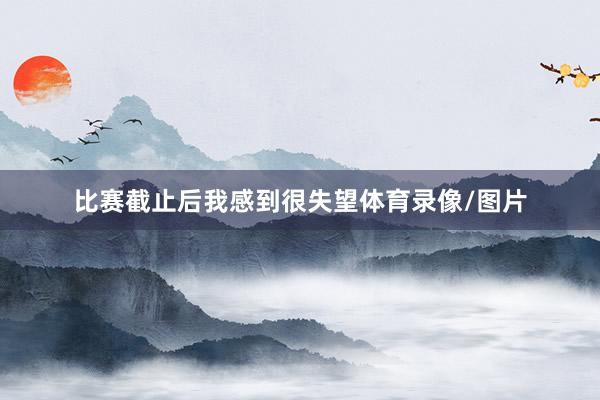 比赛截止后我感到很失望体育录像/图片