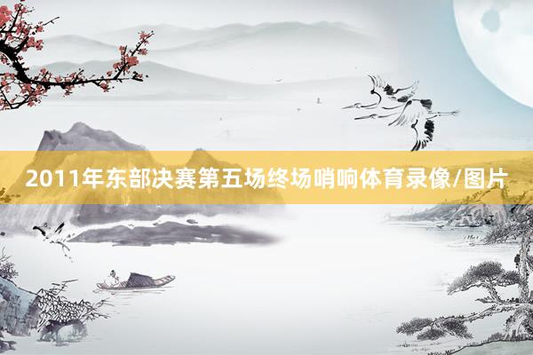 2011年东部决赛第五场终场哨响体育录像/图片
