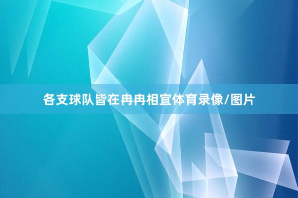 各支球队皆在冉冉相宜体育录像/图片