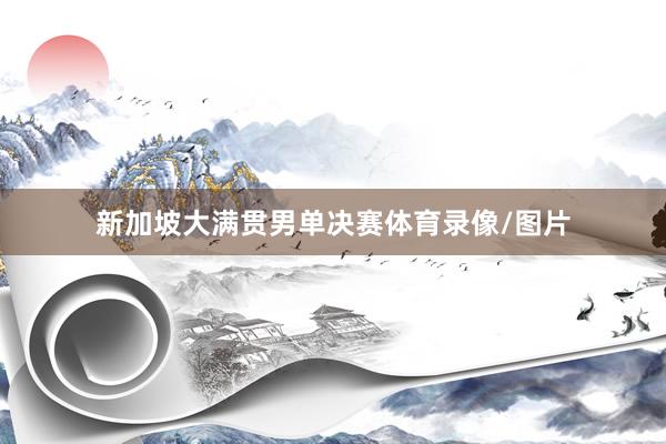 新加坡大满贯男单决赛体育录像/图片